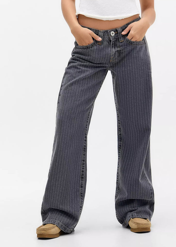 Ewa | Dżinsy w prążki