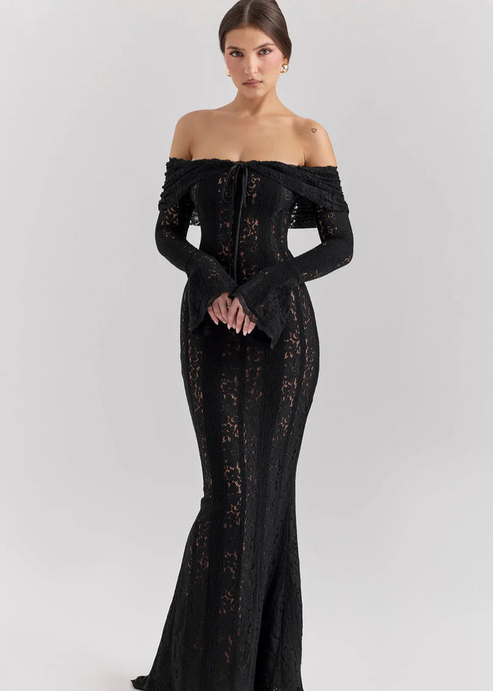 Agnieszka | Paryska sukienka wieczorowa maxi