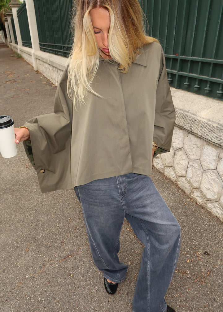 Peleryna Fanny kaki
