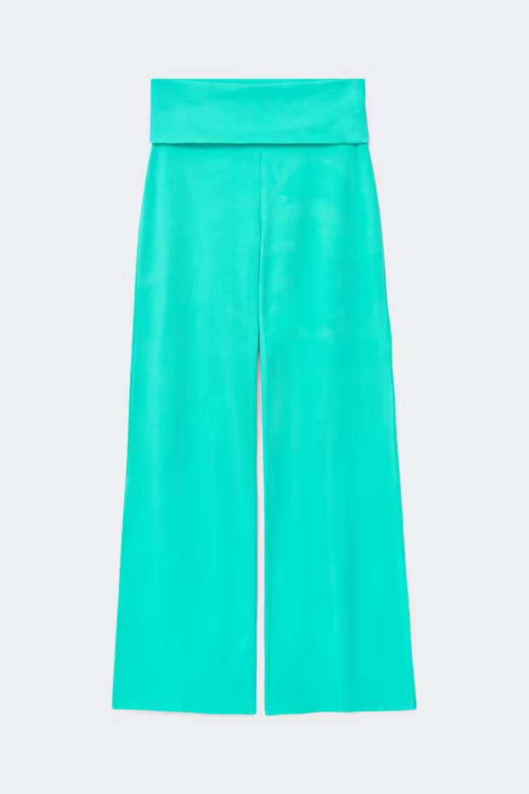 viralowe koralowe spodnie