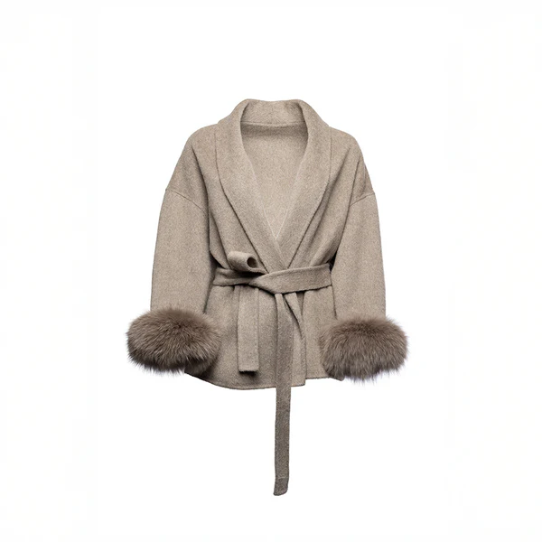 Patrycja | Płaszcz wiązany, wiatro i wodoodporny