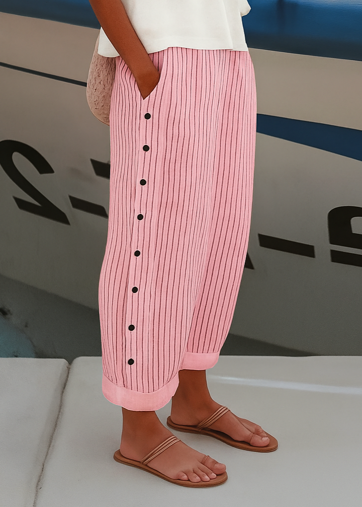 Oliwia | Spodnie lniane