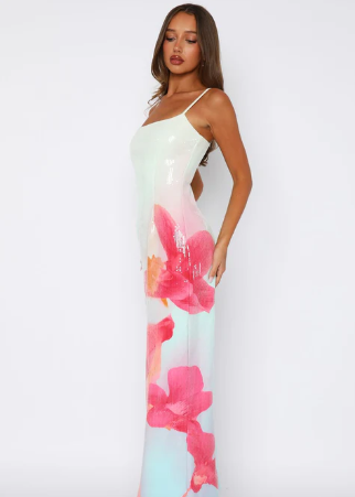 Anna | sukienka maxi w kwiaty