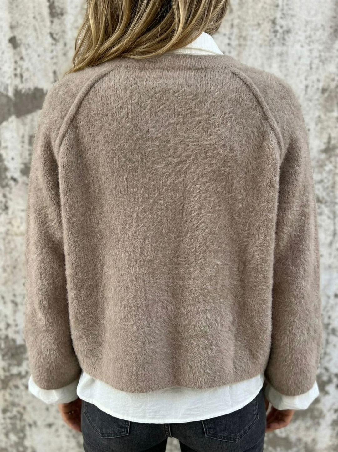 Luksusowy płaszcz bouclé – elegancki i ciepły