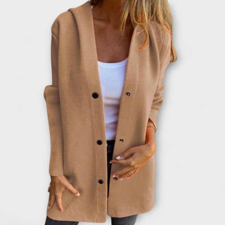 Ewa | Elegancki Casualowy Płaszcz – Komfortowy i Stylowy