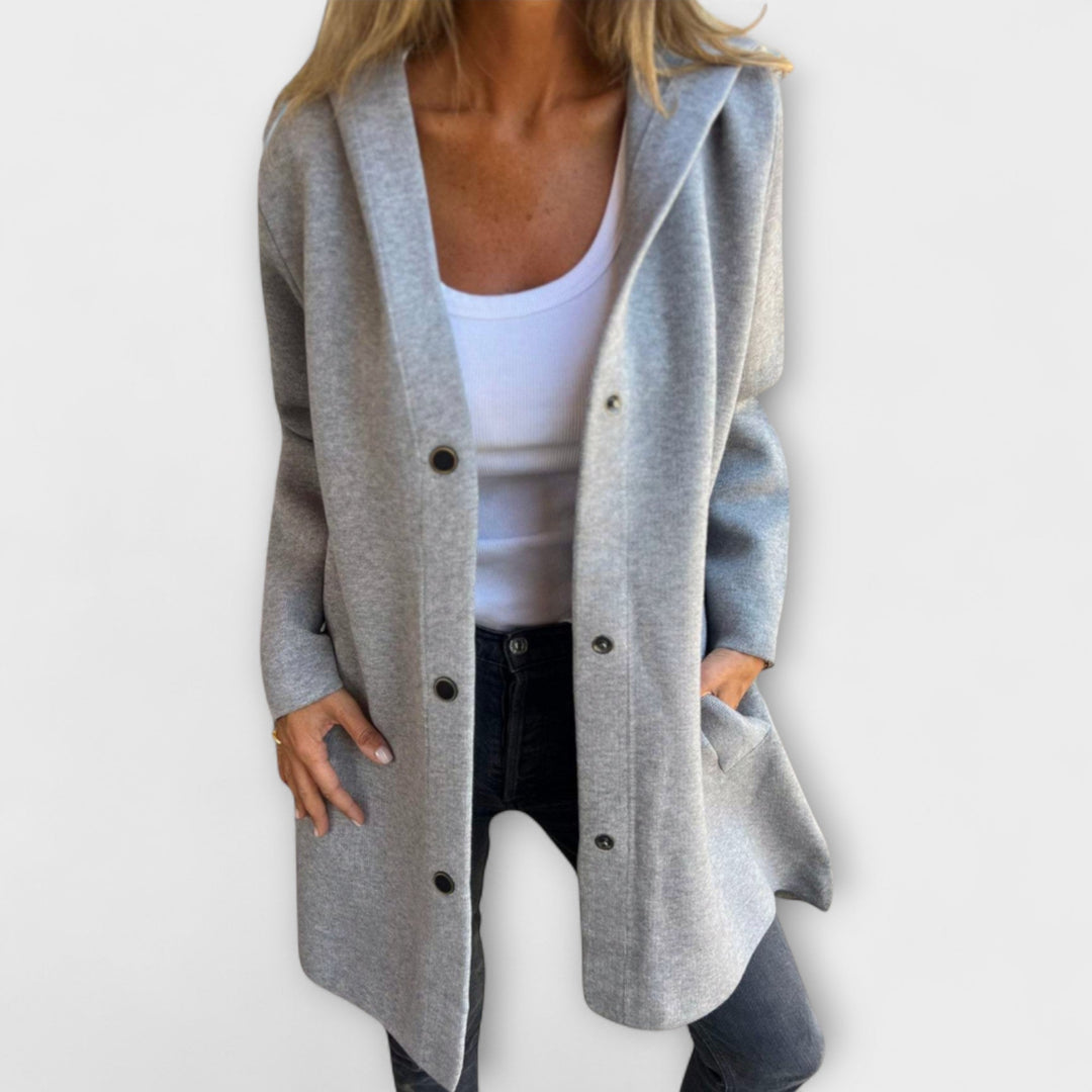 Ewa | Elegancki Casualowy Płaszcz – Komfortowy i Stylowy