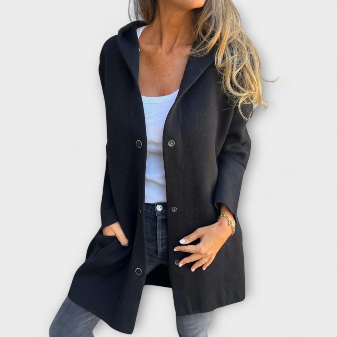 Ewa | Elegancki Casualowy Płaszcz – Komfortowy i Stylowy