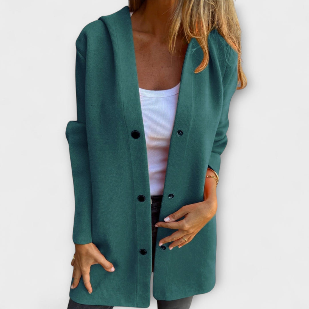 Ewa | Elegancki Casualowy Płaszcz – Komfortowy i Stylowy