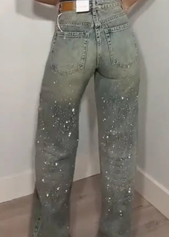 Hannah | dżinsy z kryształkami