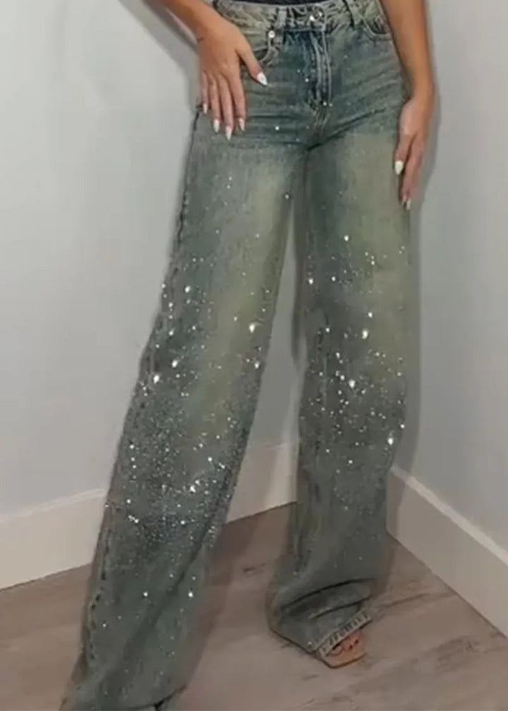 Hannah | dżinsy z kryształkami